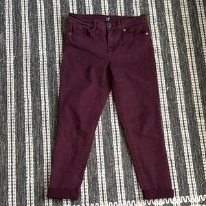 GAP Women's Burgundy Jeans